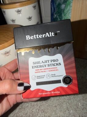 BetterAlt Shilajit Pro Energy Sticks